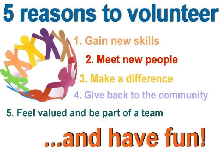 Reasons to Volunteer Picture