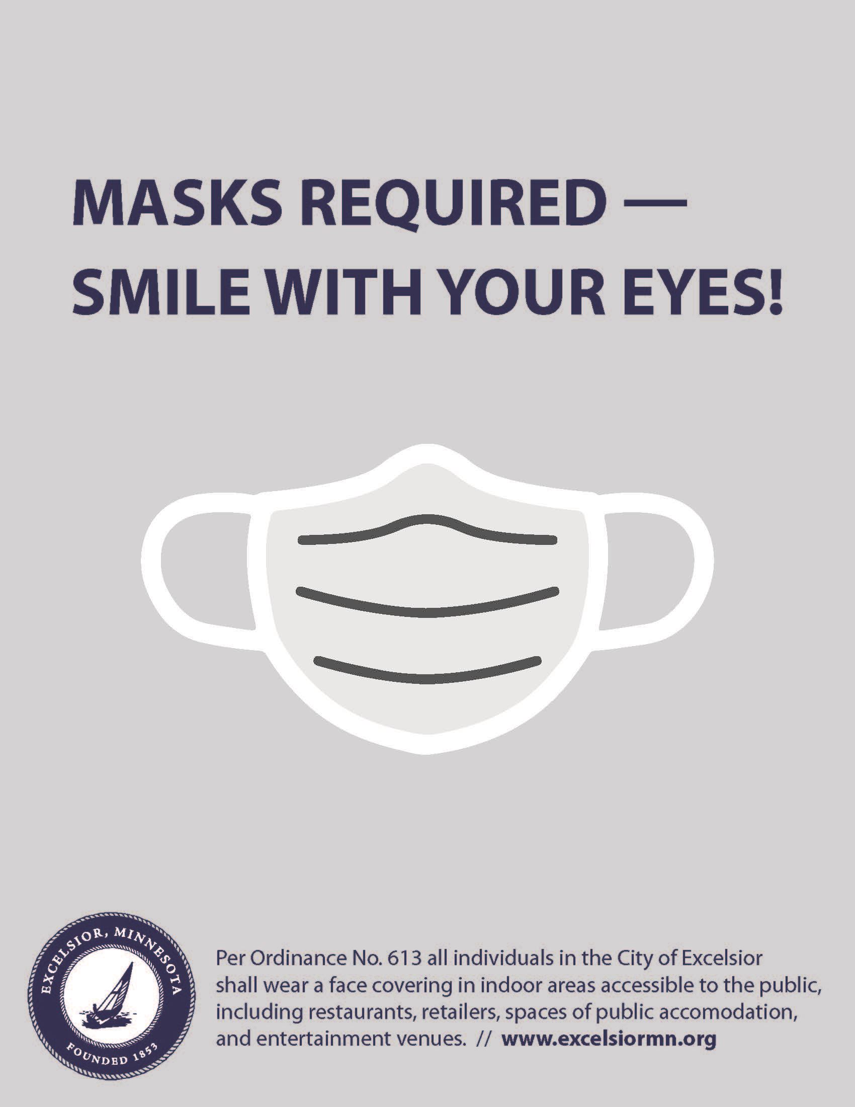 City of Excelsior Mask Signage